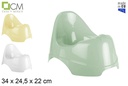 Soft colored plastic children's urinal