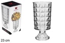 Glass flower vase Génova 23 cm