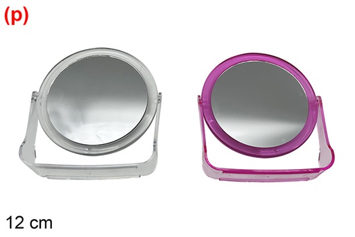 [121267] Double mirror with round color magnification 12 cm