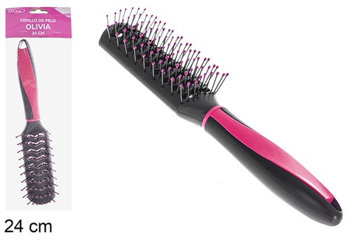 [121272] Cepillo pelo Olivia mango color 24 cm
