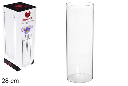 [121282] Borosilicate vase 28 cm