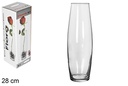 Florero cristal abombado 28 cm