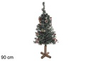 Árbol Navidad con bayas y piñas 60 cm