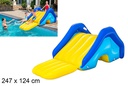 Tobogán hinchable gigante para piscina