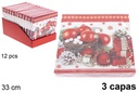 Pack 20 servilletas 3 capas decoradas Navidad 33 cm