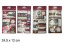 Pack 3 pegatinas regalo de Navidad surtido 24,5x12 cm