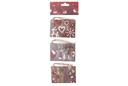 Pack 9 postales Navidad decoradas 9,2x6,5 cm