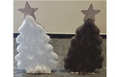 Figura madera árbol Navidad surtido 38 cm