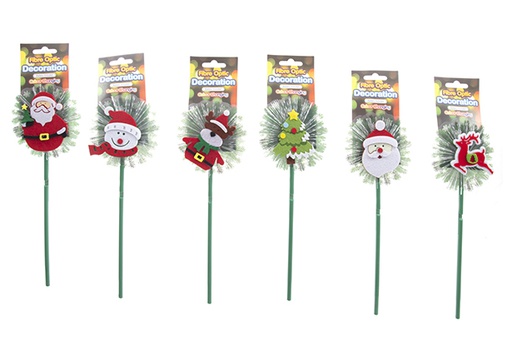 [121769] Figura de Natal variada com luz LED