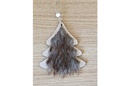 Colgante madera árbol Navidad 12 cm