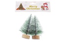 Pack 2 árboles nevados 7,5x2,5 cm