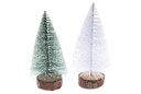 Árboles nevados 15x5 cm