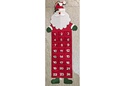 Calendario dell'avvento di Natale Babbo Natale 21x79 cm