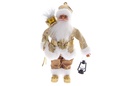Papá Noel dorado 30 cm