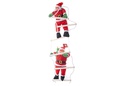 Papá Noel con traje impermeable y escalera 2x40 cm