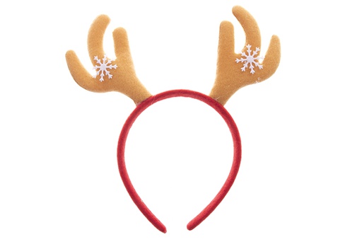 [122079] Diadema Navidad reno marrón