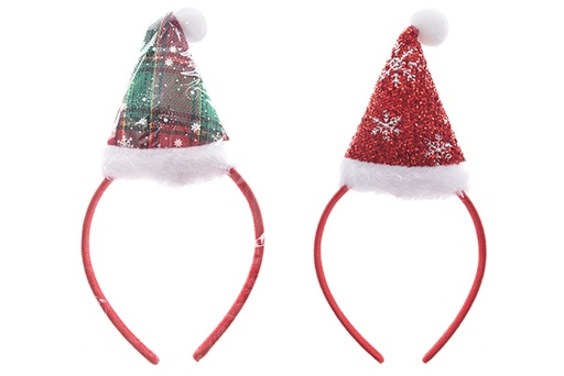 [122085] Diadema Navidad gorro surtido