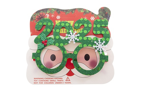 [122104] Óculos de Natal verdes