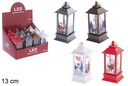 Lámpara LED decorada Navidad surtida para colgar 13 cm