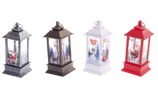 [122171] Lámpara LED decorada Navidad surtida para colgar 13 cm
