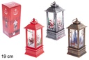 Lámpara LED decorada Navidad surtida para colgar 19 cm