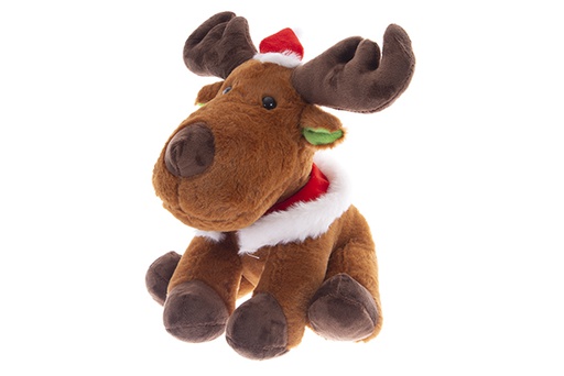 [122334] Peluche Navidad reno 30 cm