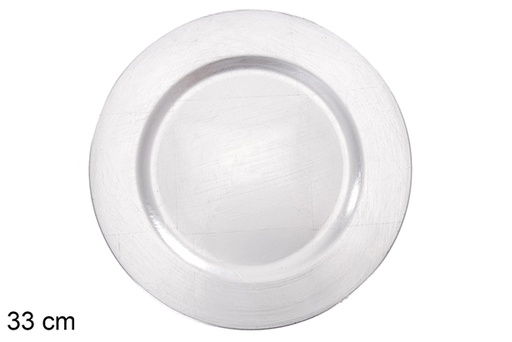 [122347] Prata fosca sob placa 33 cm