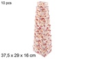 Pack 10 cajas cartón Navidad decorado navideño 37,5x29x16 cm