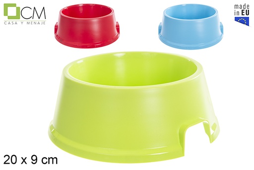 [122449] Comedero mascota redondo 20x9cm