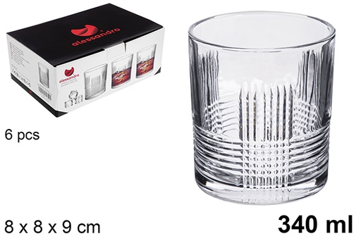 [122482]  Whiskey glass glass 340 ml