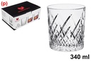 Vaso cristal whisky 340 ml