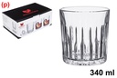 Vaso cristal whisky 340 ml