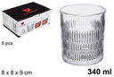 Vaso cristal whisky 340 ml