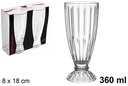 Pack 2 copas cristal helado alta 360 ml