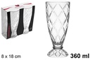 Pack 2 copas cristal helado alta 360 ml