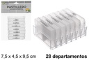 Pastillero plástico 28 departamentos semanal