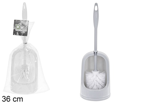 [122528] Porta escova de vaso sanitário redondo colorido 36 cm