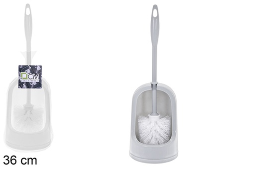 [122528] Porte brosse WC rond coloré 36 cm