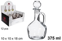 Aceitera/vinajera cristal  375 ml