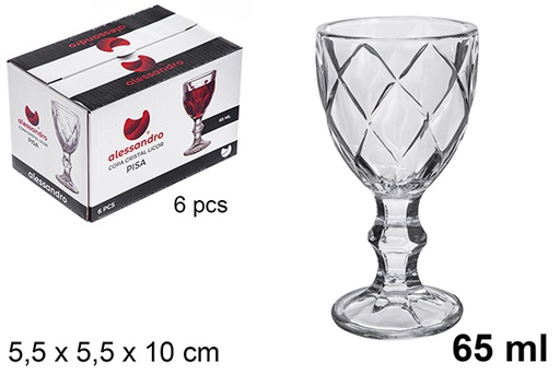 [122546] Copa cristal licor Pisa 65 ml