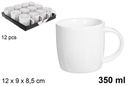 White ceramic mug 350 ml