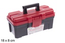 Caja plástico herramientas 18x8 cm
