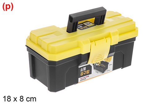 [122641] Plastic tool box 18x8 cm