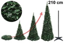 Árbol de Navidad plegable 210 cm