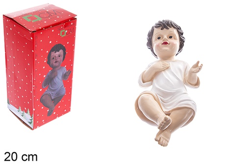 [122666] Enfant Jésus en résine 20 cm 