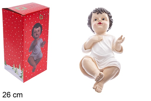[122667] Resin child Jesus 26 cm  
