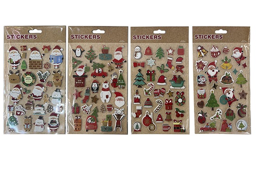 [122709] Pack Christmas figurine stickers
