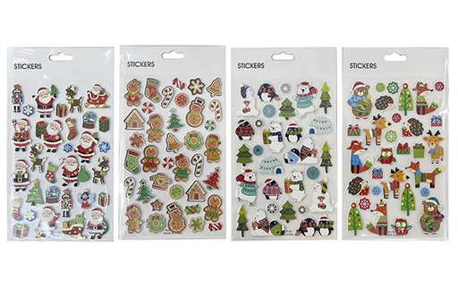 [122710] Pack Christmas figurine stickers