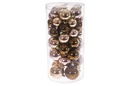Pack 46 bolas champage brillo/mate surtidas cilindro