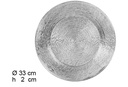 Bajo plato griego plata 33 cm